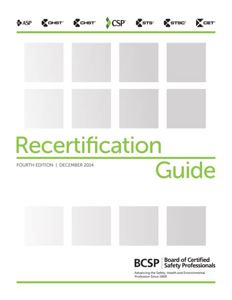 Recertification Guide .